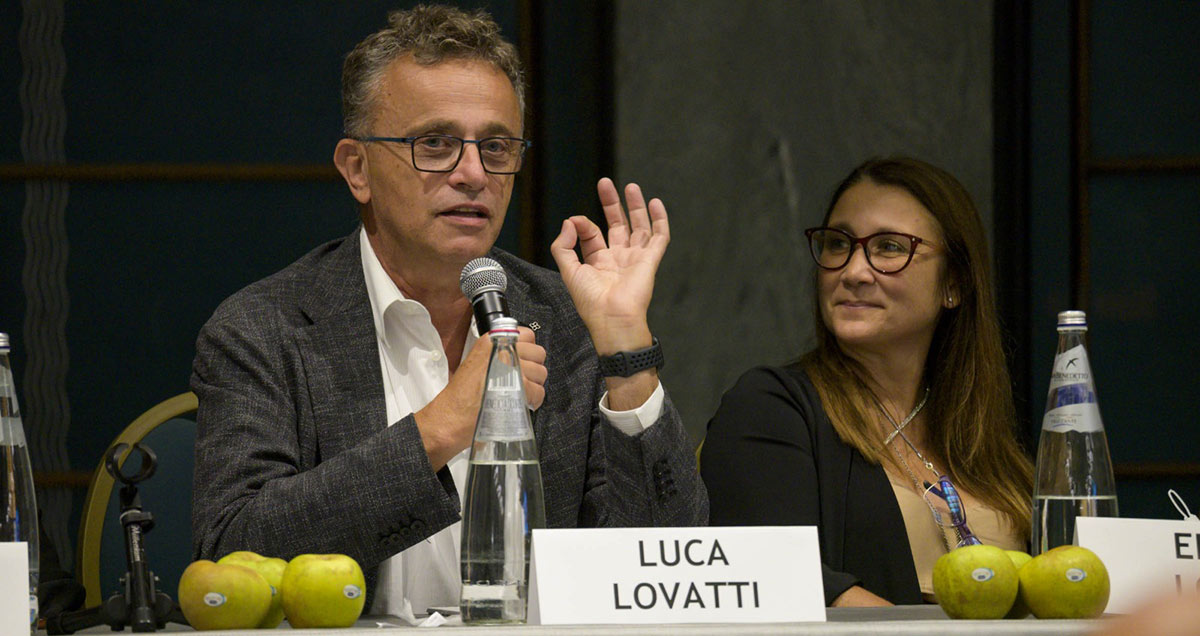 Nella foto: Luca Lovatti, responsabile ricerca e sviluppo di Melinda